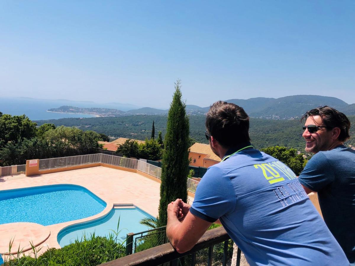 Studio Pool House Vue Mer Panoramique Amazing Sea View Wifi Linge Linen Inclut Aircondition 라크루아발메르 외부 사진